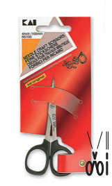 KAI Inox 5100 Professional Straight Blade Embroidery Scissors 10cm